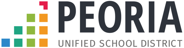 Peoria Unified Community Education Logo